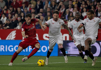 Budimir ha sumado su décima diana liguera, llegando a las 37 en Primera y superando a Echeverría e Irigibel.