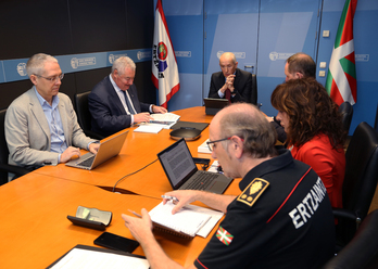 Esta mañana se ha celebrado la primera reunión del Centro de Coordinación de Seguridad de las Elecciones del 21 de abril.