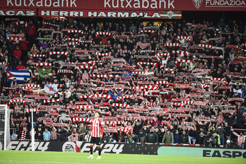 La afición del Athletic ocupará el fondo sur del estadio de La Cartuja.