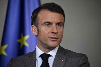 El presidente francés Emmanuel Macron, en sus quehaceres de político al más alto nivel.