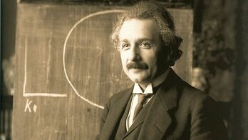 Albert Einstein, 1921 urtean. 
