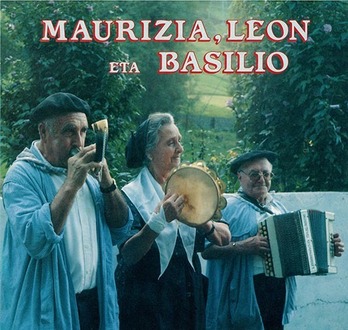 ‘Maurizia, Leon eta Basilio’ diskoaren azala. 