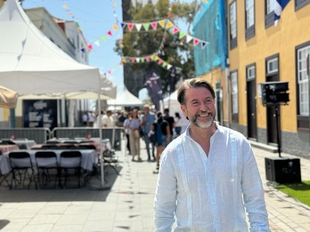 El candidato de Coalición Canaria al Parlamento Europeo, Carlos Alonso.