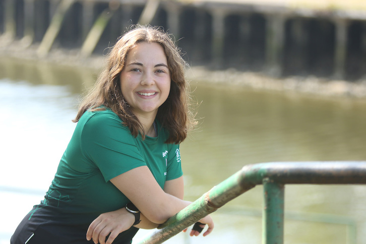 Ainhoa Escobal Kaikuko arraunlaria, Sestaoko klubean.