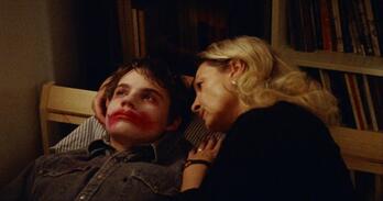 Stefan semea eta Marklena filmeko une batean