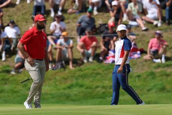 Jon Rahm, en la cuarta y última jornada del torneo olímpico. 