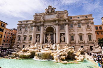 La Fontana de Trevi.