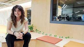 Eider Iragorri, NAIZ Irratiko estudioetan.