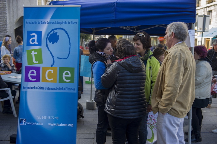 ATECE elkartearen kaleko ekimen bat, 2015ean