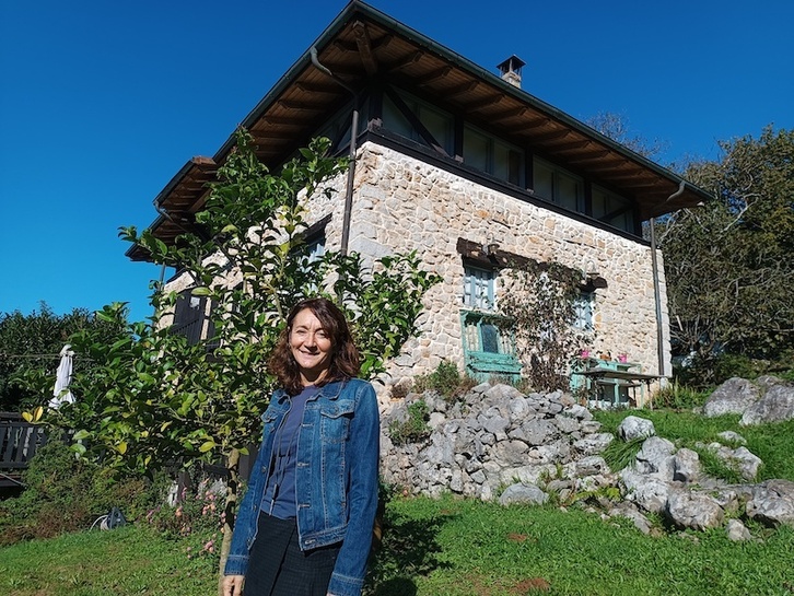 Cristina Amezaga, soziologoa eta Antzasti baserri museoaren bultzatzaileetako bat.