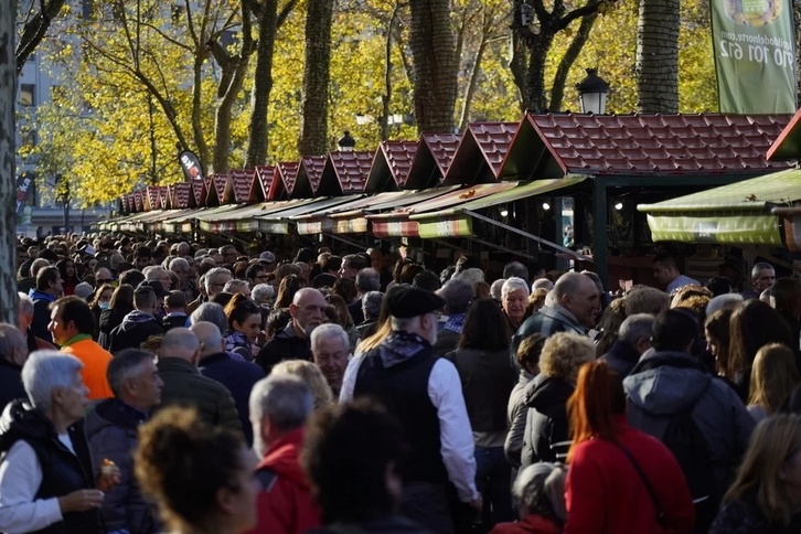 Milaka pertsona pasa den urteko San Tomas egunean