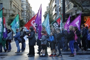 Hezkuntza publikoko irakasleen greba, Donostia