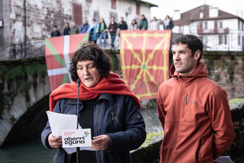 Ainize Butron, Aberri Egunaren aurkezpenean Donibane Garazin