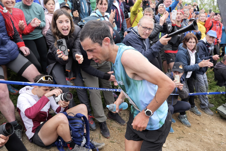 Killian Jornet Zegama-Aizkorri mendi maratoian.