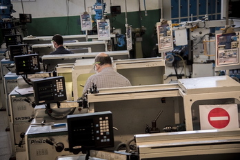 Lanbide Heziketako eskola, Usurbilen. Artxiboko argazkia.