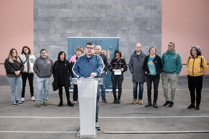 Koldo Rodriguez kanpainaren aurkezpenean, aurpegi ezagunek babestuta