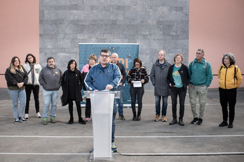 Koldo Rodriguez kanpainaren aurkezpenean, aurpegi ezagunek babestuta