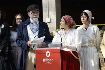 Josu Camara eta Oihana Bartra, Bilboko Aratusteen aurkezpenean