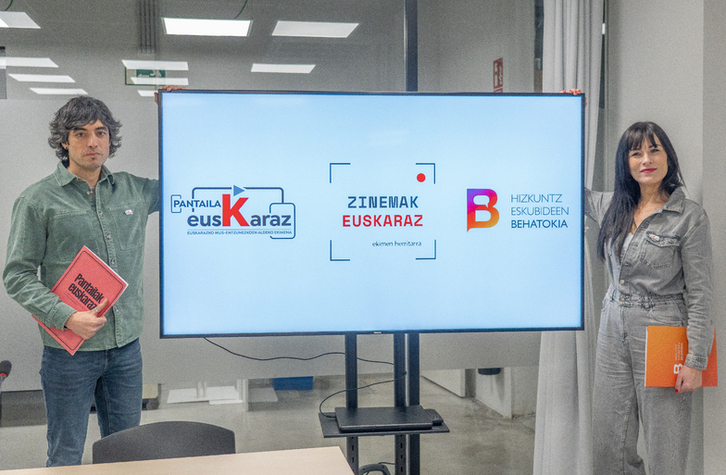 Pantailak euskarazek prentsaurrekoa egin du, zineman euskaraz eman diren emanaldien inguruko azterketa baten emaitzak aurkezteko