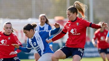 Osasuna y Alavés se repartieron los puntos en el derbi de Tajonar.