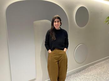 Naia Torrealdai, Bilboko Naizen erredakzioan. 