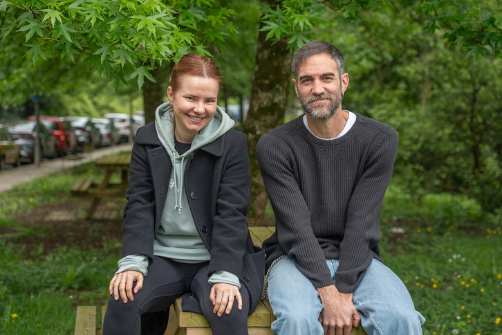 Aitziber Garmendia eta Jon Plazaola.