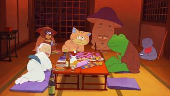 Escena de 'Anzu, gato fantasma'