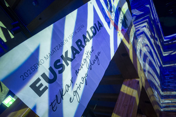 Euskaraldiaren aurkezpen bateko irudia
