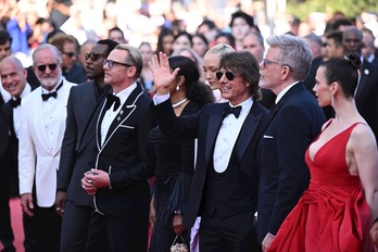 Tom Cruise en el 78º Festival de Cannes.