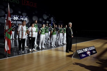 Gernikako Nazioen Ligako inaugurazio ekitaldi ofiziala, Joxe Mari Mitxelenaren hitzartzea.