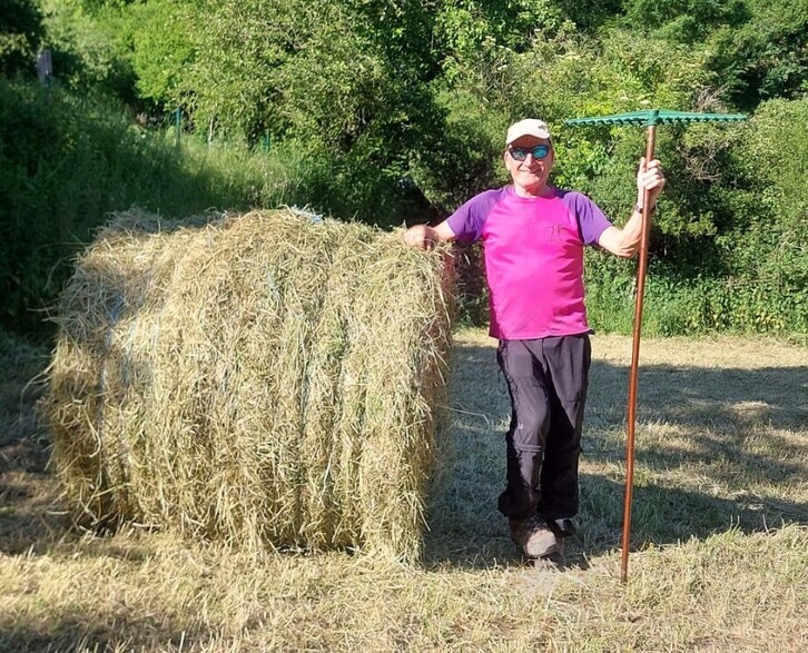 Erretiroa hartua du Patxi  Biurrarenak baina afizio eta lanik ez zaio falta,
