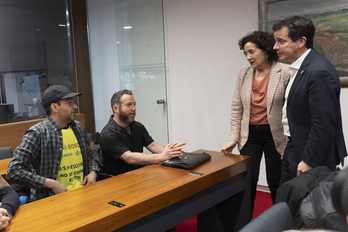 Mikel Irujo, Nafarroako Industria Kontseilaria, BSHko langileekin