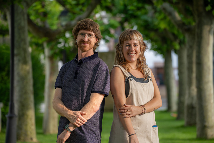 Iker Oiz eta Sandra Urra zine zuzendariak 