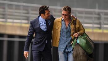 Brad Pitt eta Javier Bardem ‘F1: The Movie’ ((‘F1: La película’) filman
