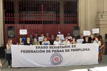 Convocatoria de las Peñas contra las agresiones sexistas.