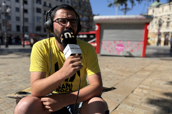 Gorka Haya Saniko Jai Batzordeko kidea izan zen gurekin Areatzan.