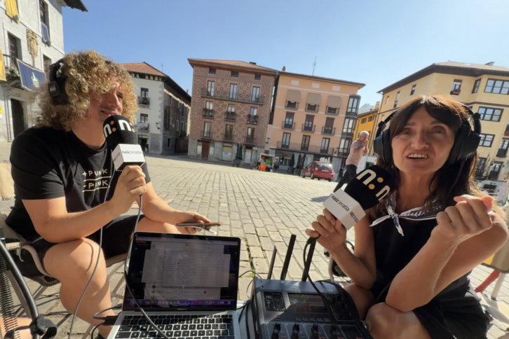 Jon Arriaga eta Tere Bringas etorri dira Markinako Jazzaldiari buruz hitz egitera.