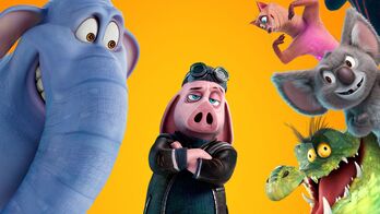 Protagonistas de la cinta de animación 'SUPER AGENTE HITPIG!'