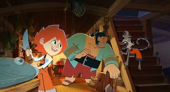 'Barrakudaren altxorra' filmeko eszena