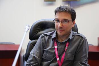 Titto Betbeder, Irrati Libreen Sindikatu Nazionaleko artxiboko irudi batean.