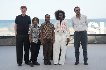 Jules Waring, Teodor eta Leonis Pinero Müller, Eye Haïdara eta Joachim Lafosse.