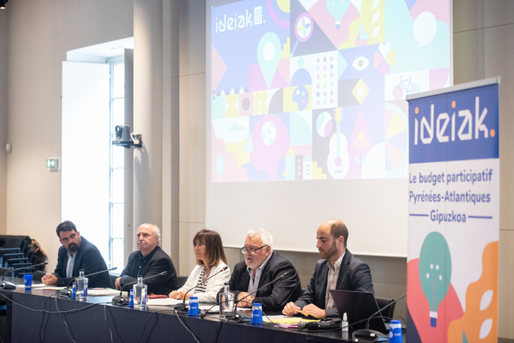 Euskal Elkargoak eta Gipuzkoako Foru Aldundiak elkarrekin sortu zuten Ideiak egitasmoa