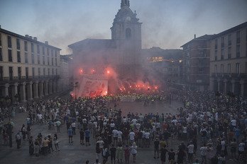 ‘Maderas de Llodio kaleratzerik ez’ manifestazioa Laudion.