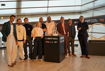 ‘La Suerte’ filmeko lan taldea