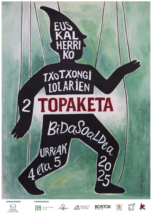 Aurtengo topaketako kartel ofiziala. Hiru eguneko egitarau zabala prestatu dute.