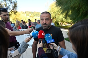 Garikoitz Nazabal, Gipuzkoako EHNEk Donostian deitutako elkarretaratzean.