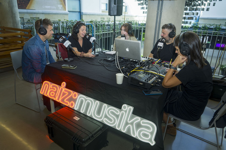 Iker Durana eta Maddi Arana gerturatu ziren Musika Bulegoaren izenean Must+Pro topaketetan.