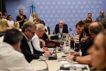 Jose Luis Espert Argentinako Diputatuen Ganberan. 