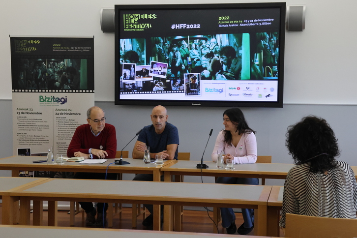 Bizitegi elkartearen ekinbidez antolatzen da Homeless Film Festival-aa.