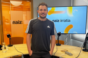 Aimar Cid NAIZ Irratiko estudio nagusian